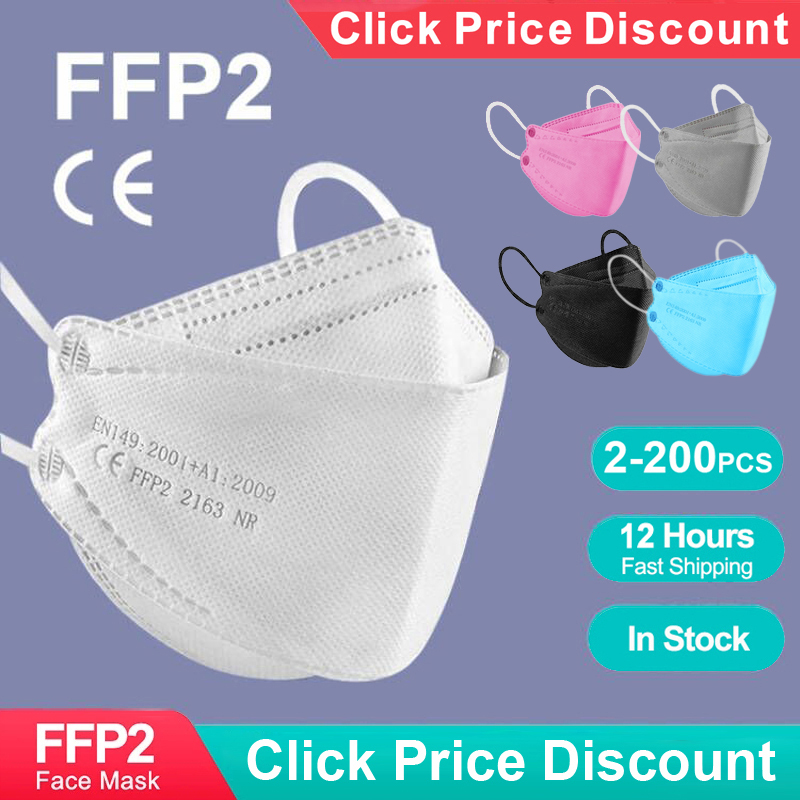 Kn95 Respirator Mask - Máscara Certificada KN95 FFP2 em Forma