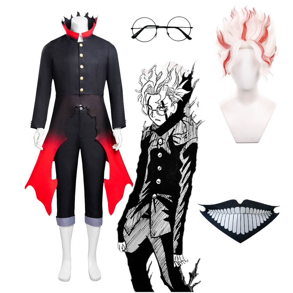 Anime dandadan okarun cosplay  - Black Face Mask Pack avaliação e preço